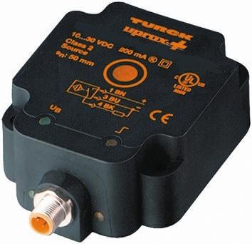 Produktfoto 1 von Turck Näherungssensor PNP 10 → 30 Vdc / 200 mA, Kubisch 50 mm, IP68