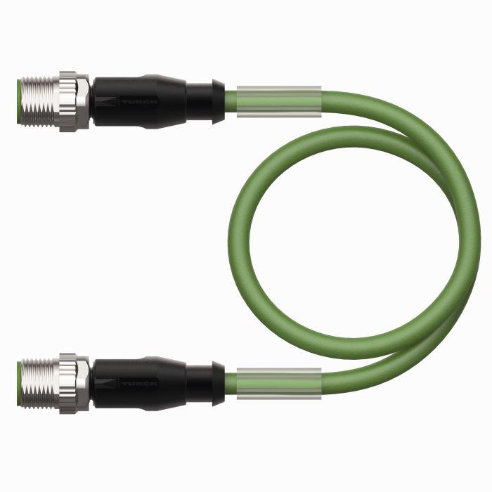 Produktfoto 1 von Turck konfektioniertes Sensorkabel 4-adrig Stecker gerade / M12 Stecker gerade, Länge 600mm