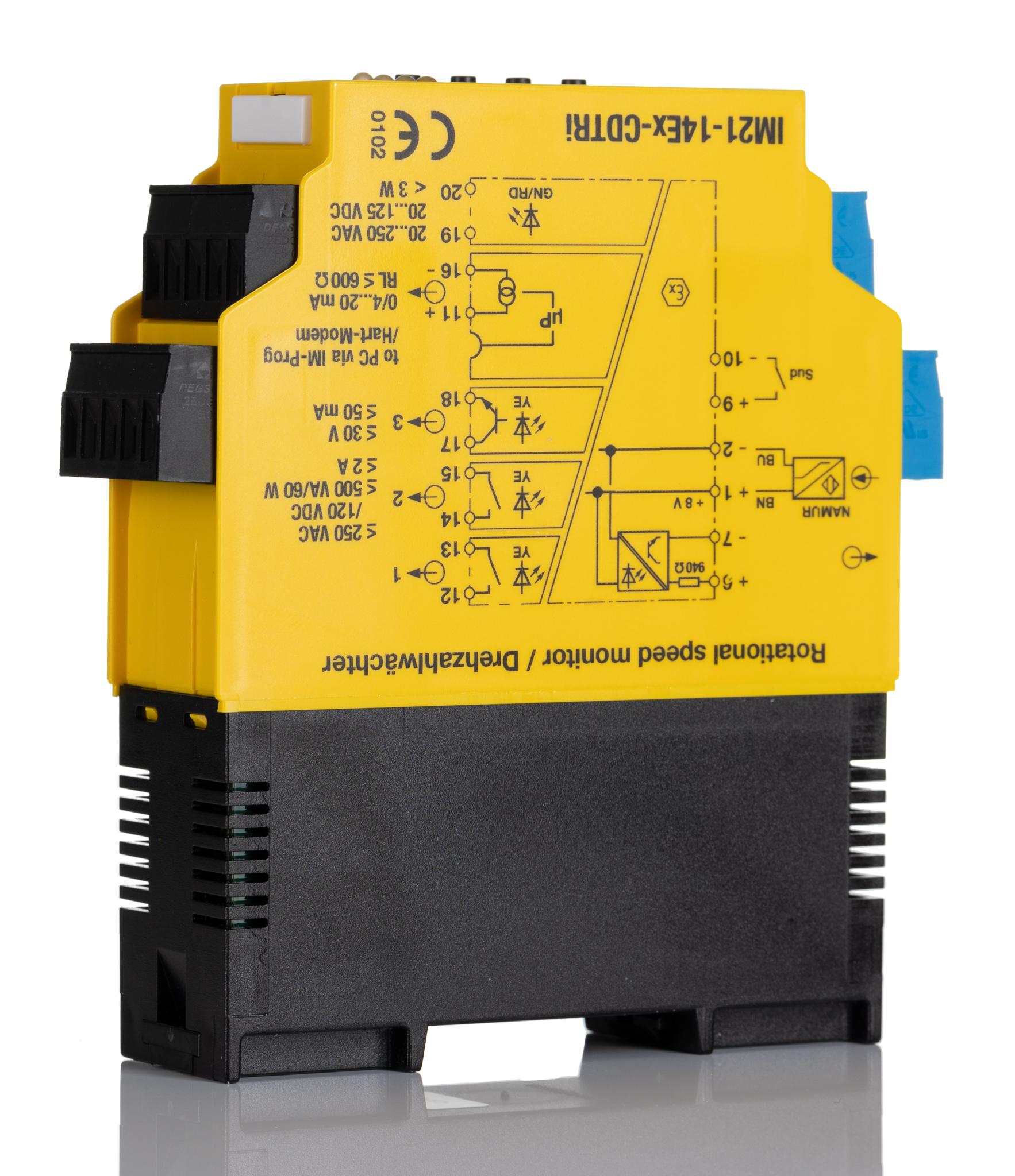 Produktfoto 1 von Turck Trennbarriere 1-kanalig Frequenz Strom 20 → 125V dc ATEX, IECEx 250V HART Drehzahlüberwachung