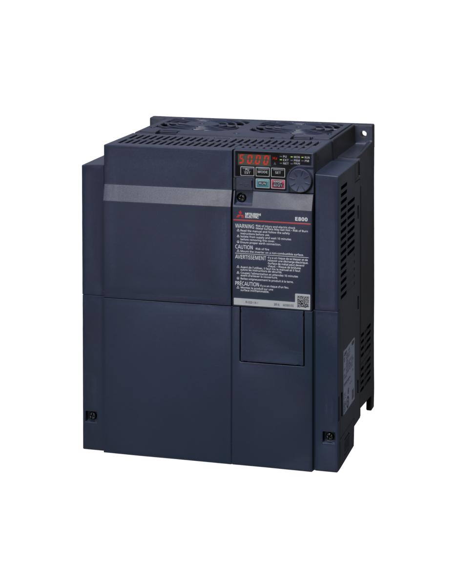 Produktfoto 1 von Mitsubishi FR-E800, 3-Phasen Wechselrichtermodul 11 kW, 480 V / 35 A 50Hz für Induktionsmotor, PM-Motor