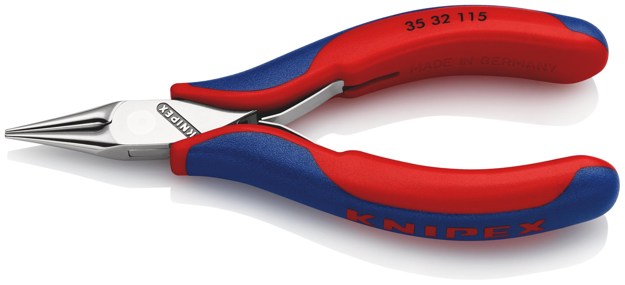 Produktfoto 1 von Knipex 35 32 Spitzzange / Backen 22.5mm, gebogen 115 mm