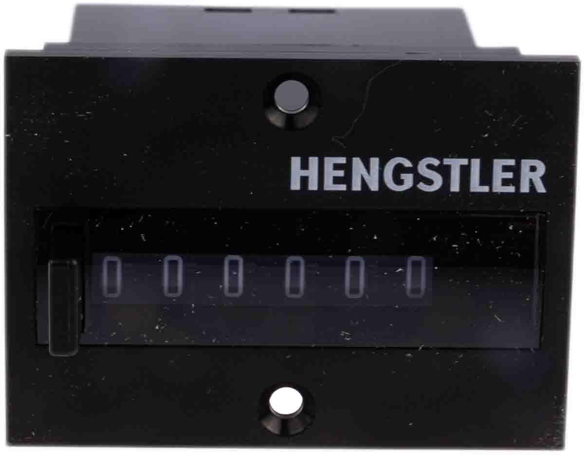 Produktfoto 1 von Hengstler 864 Aufwärts Zähler 6-stellig, Impulse, max. 25Hz, 24 Vdc