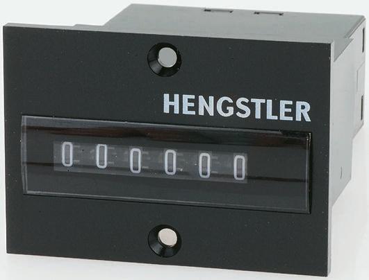 Produktfoto 1 von Hengstler 864 Aufwärts Zähler 6-stellig, Impulse, max. 10Hz, 115 Vac