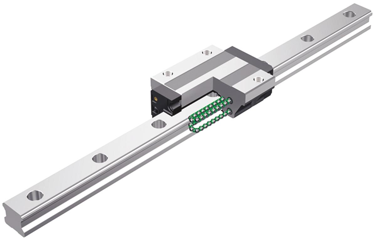 THK SHS-LC Linearführung Schlitten für 20mm-Schienen, 98mm x 63mm, Traglast 28100kN, 50.3kN