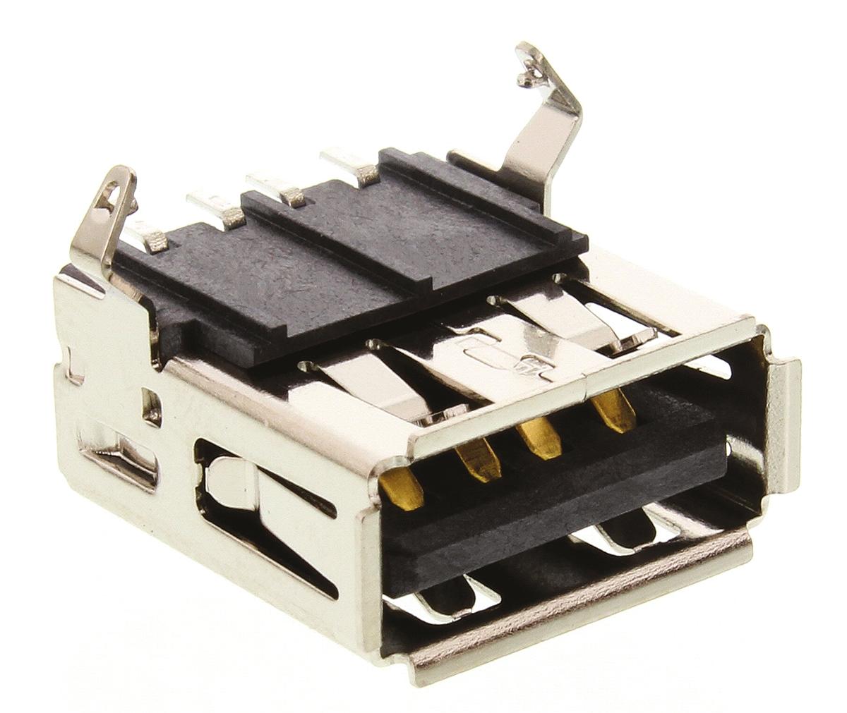 Lumberg USB-Steckverbinder 2.0 A Buchse / 1.0A, SMD