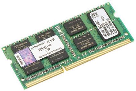 Produktfoto 1 von Kingston Arbeitsspeicher für Laptop, 8 GB, 1600MHz DDR3 SODIMM PC3-12800