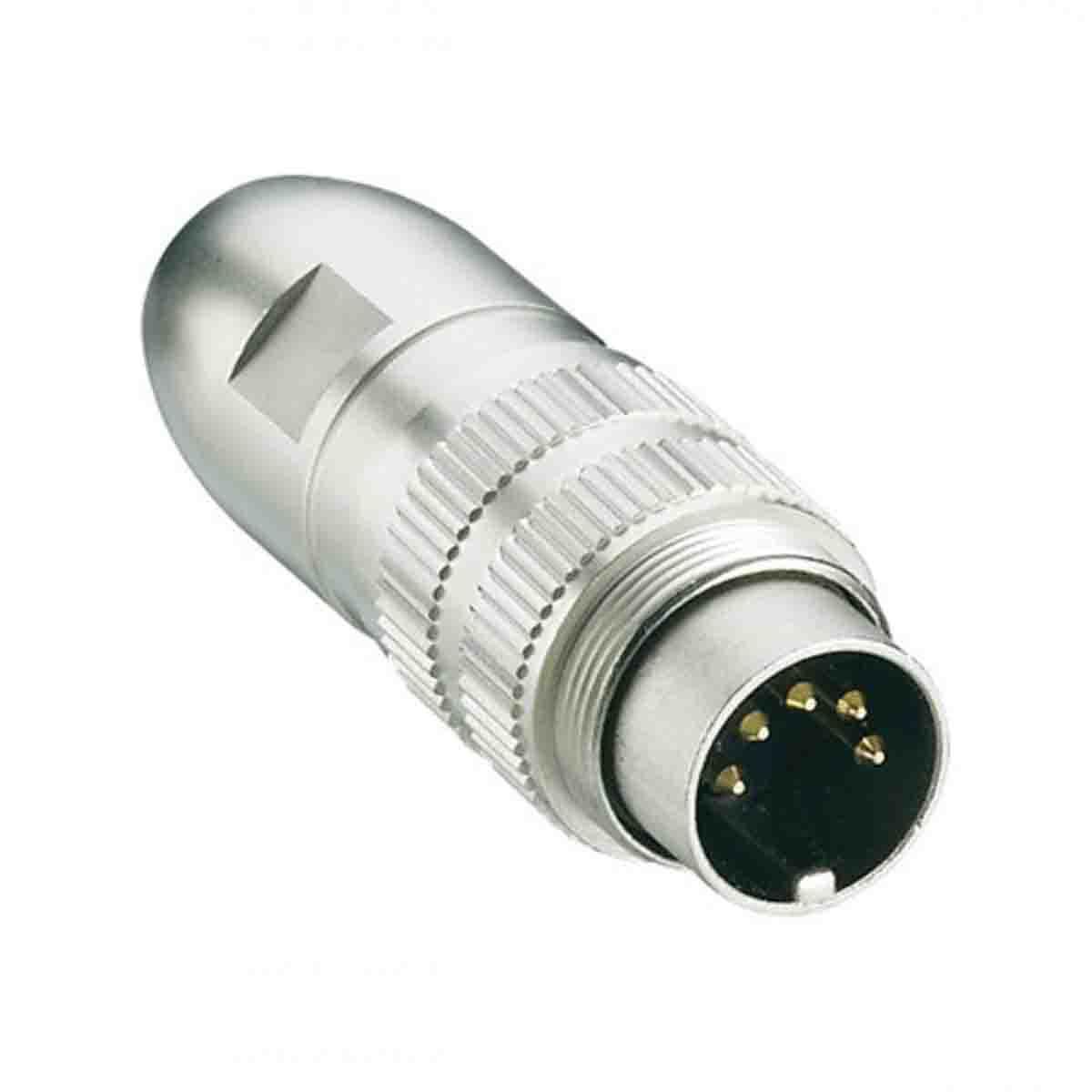 Lumberg DIN-Stecker Gerade 12-polig, 60 V ac / 3A IP68, Lötanschluss Kabelmontage