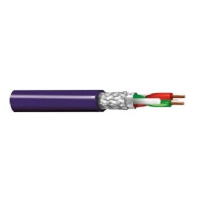 Produktfoto 1 von Belden 70101E Datenkabel, 1-paarig 0,34 mm² Ø 7.8mm, Kupfergeflecht geschirmt PVC isoliert Verdrillt Violett