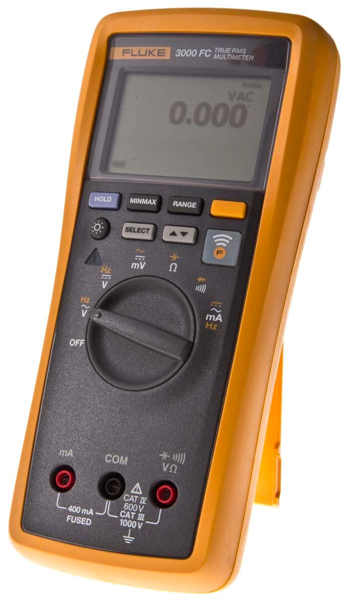 Produktfoto 1 von Fluke 3000 FC HandDigital Multimeter, CAT III, CAT IV 1000V ac / 400mA ac, 50MΩ