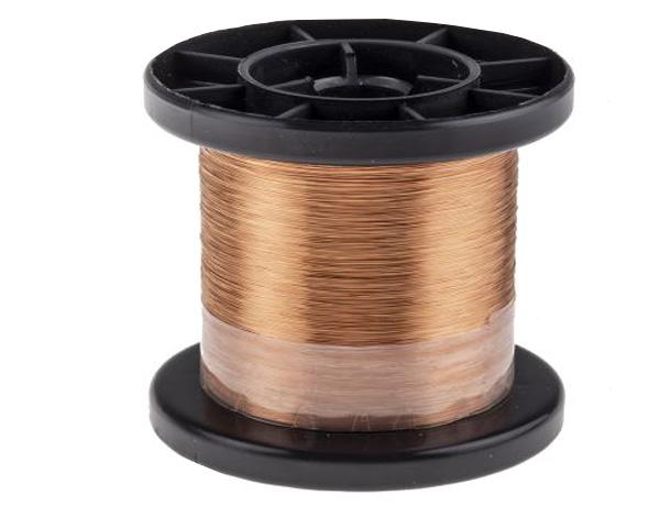 Block CUL500 Kupferdraht PUR Lackdraht Ø 0.5mm / 0,2 mm² 24 AWG, Spule 221m