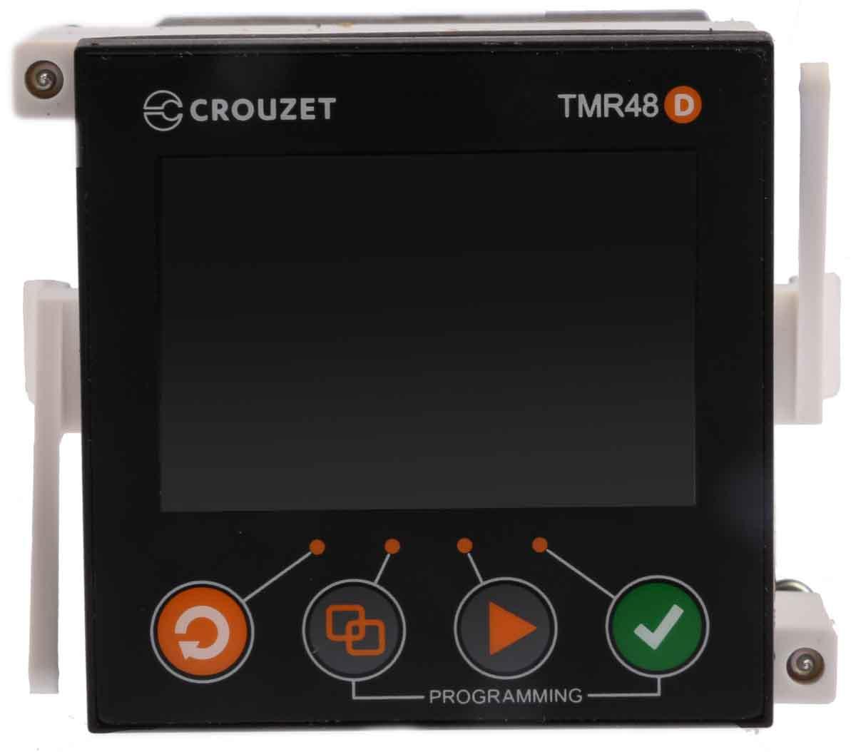 Crouzet Syr-Line Zeitrelais, Frontplattenmontage, 0,05 s [arrow/] meh, 24 → 240V ac/dc, 1 Kont. Multifunktion,