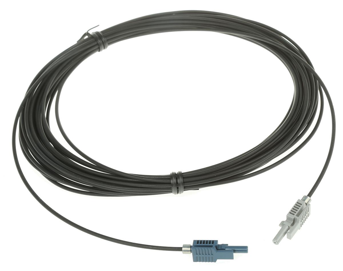 Produktfoto 1 von Broadcom LWL-Kabel 10m Single Mode, Monofaser Schwarz 1060μm