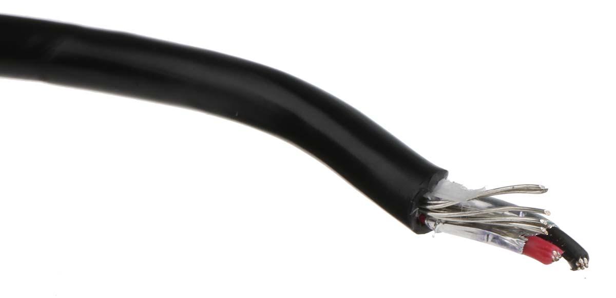 Belden Audiokabel Niederspannungs-Signalkabel 0,36 mm² PP Geschirmt, Außen-ø 3.51mm, L. 152m