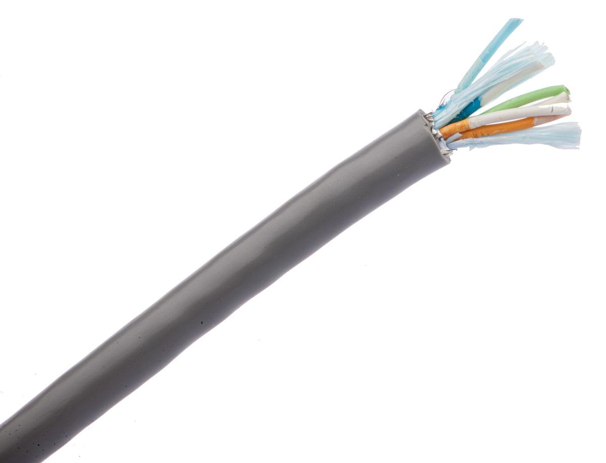 Produktfoto 1 von Belden 8103 Datenkabel, 3-paarig 0,22 mm² Ø 7.19mm SF/UTP Schirmung PVC isoliert Twisted Pair Chrom