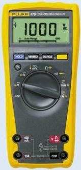 Produktfoto 1 von Fluke 179 HandLCD Multimeter, CAT III, CAT IV 1000V ac / 10A ac, 50MΩ, ISO-kalibriert