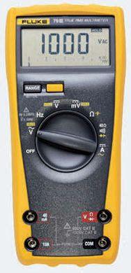 Fluke 77 Hand Digital-Multimeter, CAT III, CAT IV 1000V ac / 10A ac, 50MΩ, ISO-kalibriert