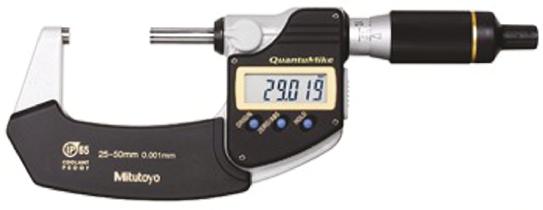 Mitutoyo Digital Mikrometer Spezial-Messschraube Metrisch, 25mm bis 50mm / ±1 μm