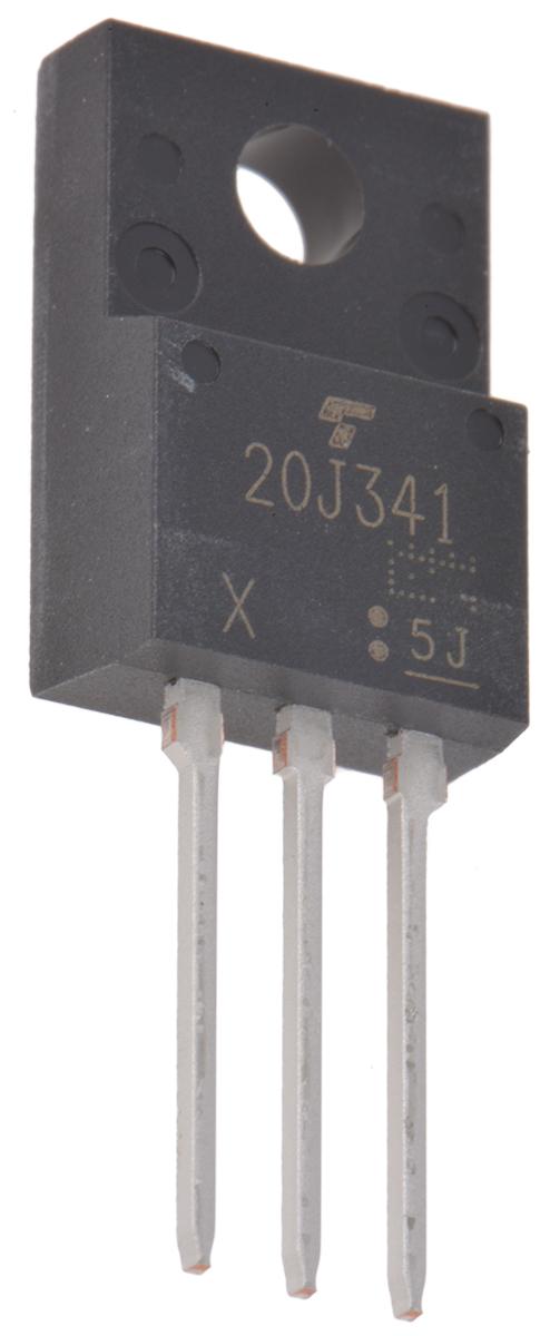 Produktfoto 1 von Toshiba IGBT / 20 A ±25V max., 600 V 45 W, 3-Pin TO-220SIS N-Kanal