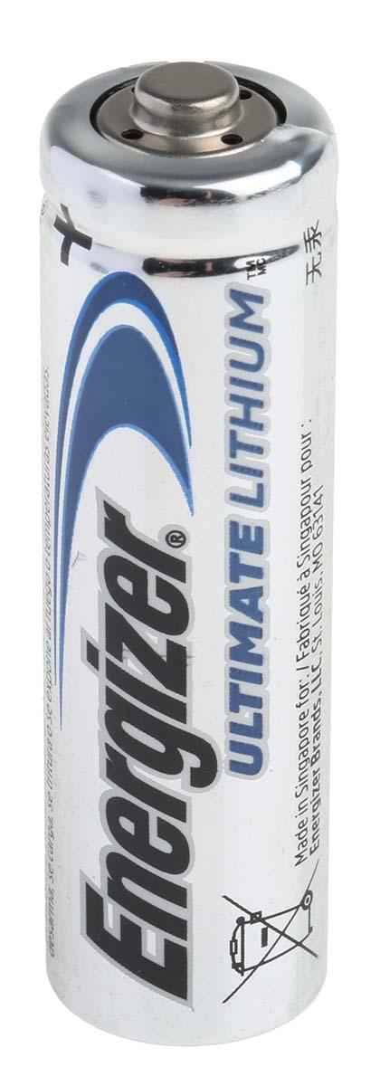 Produktfoto 1 von Energizer LR6 AA-Batterien, Lithium-Eisen-Disulfid, 1.5V / 3Ah Standard