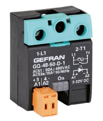 Produktfoto 1 von Gefran GQ SMD Halbleiterrelais mit Nulldurchgang 480 V ac / 25 A