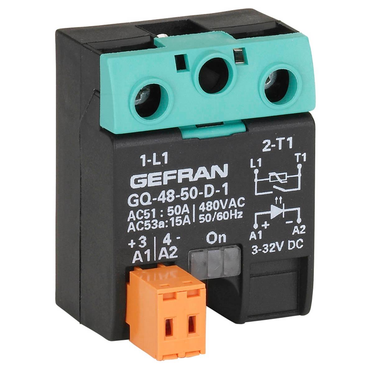 Gefran GQ SMD Halbleiterrelais mit Nulldurchgang 230 V ac / 25 A