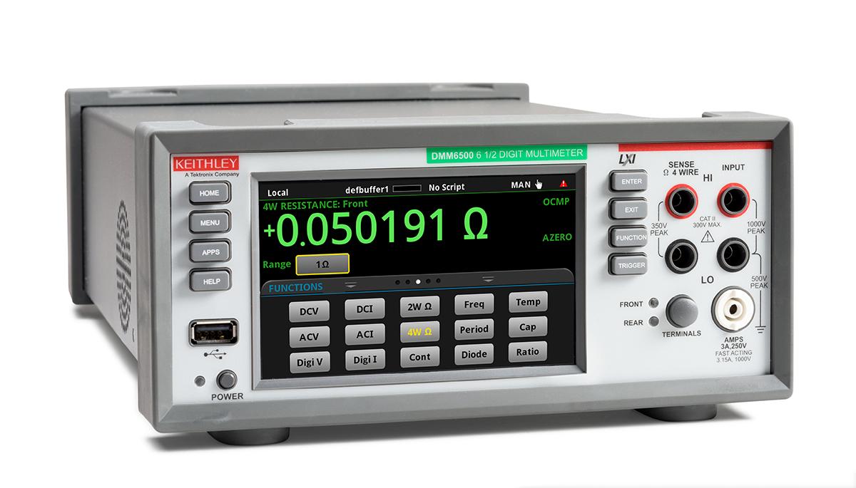 Produktfoto 1 von Keithley DMM6500, Tisch6.5 Digital Multimeter, CAT II 750V ac / 10.1A ac, 120MΩ