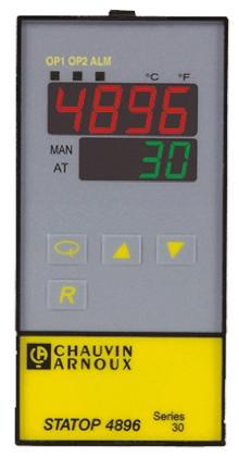 Produktfoto 1 von Pyro Controle STATOP 4896 PID Temperaturregler, 2 x, 90 → 260 V ac