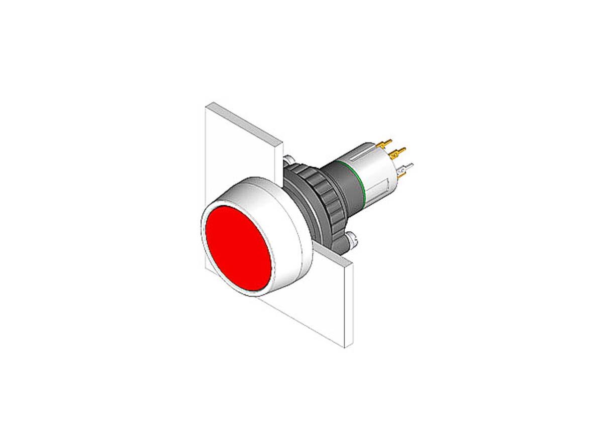 Produktfoto 1 von EAO Modularschalter-Betätiger Drucktasten-Betätigungselement für Serie 14