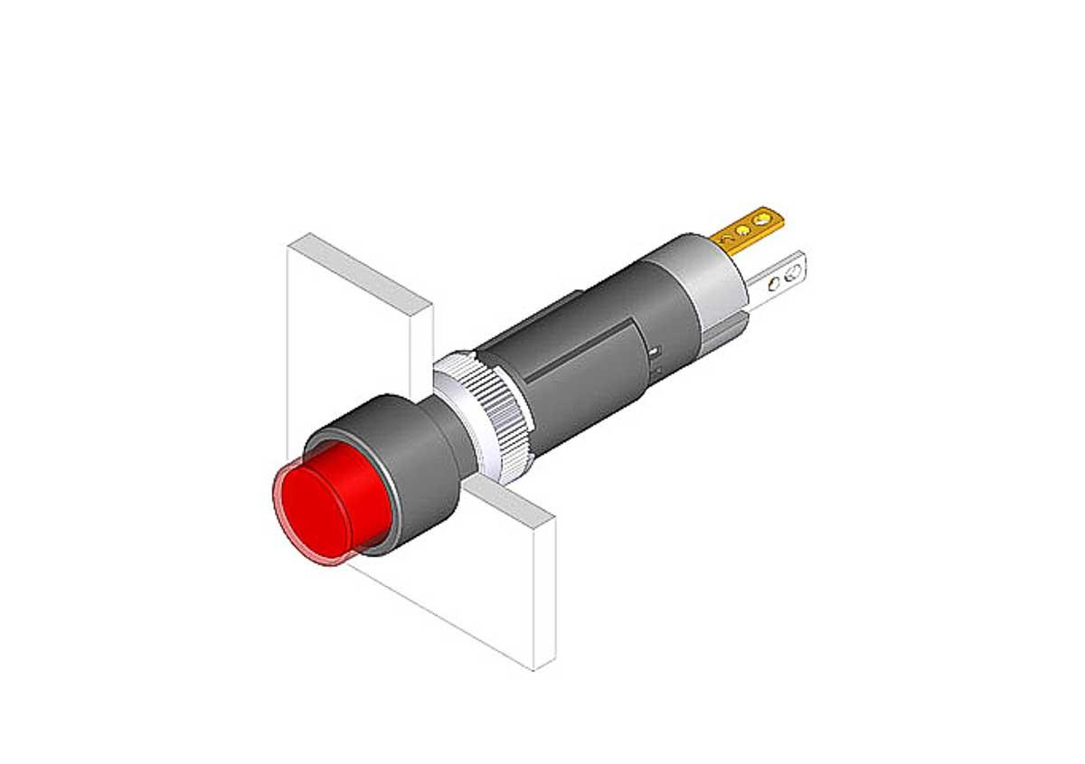 Produktfoto 1 von EAO Modularschalter-Betätiger Drucktasten-Betätigungselement für Serie 19