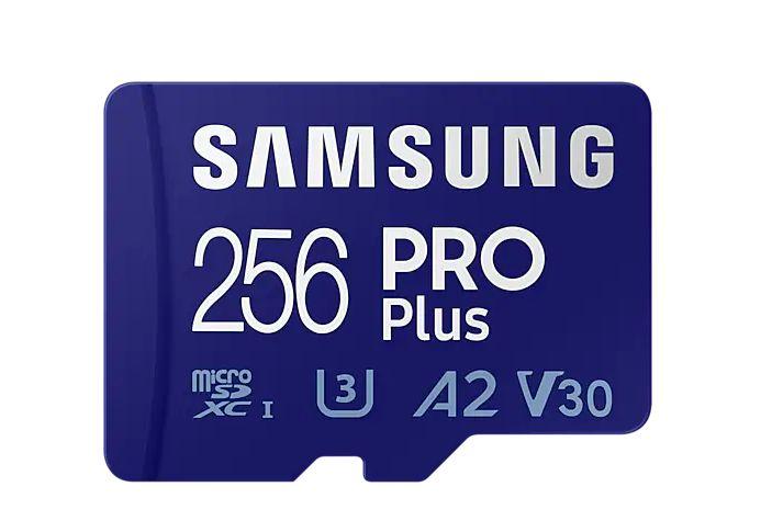 Produktfoto 1 von Samsung MicroSDXC Micro SD Karte 256 GB A2, U3, V30, MLC