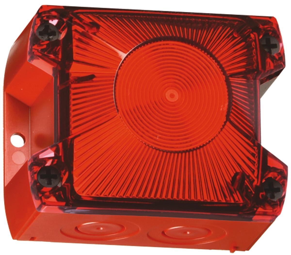 Produktfoto 1 von Pfannenberg PY X-S-05, Xenon Blitz Signalleuchte Rot, 24 V dc x 80.6mm