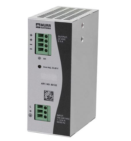 Murrelektronik Eco-Rail Switch-Mode DIN-Schienen Netzteil 60W, 90 → 264V ac, 24V dc / 2.5A