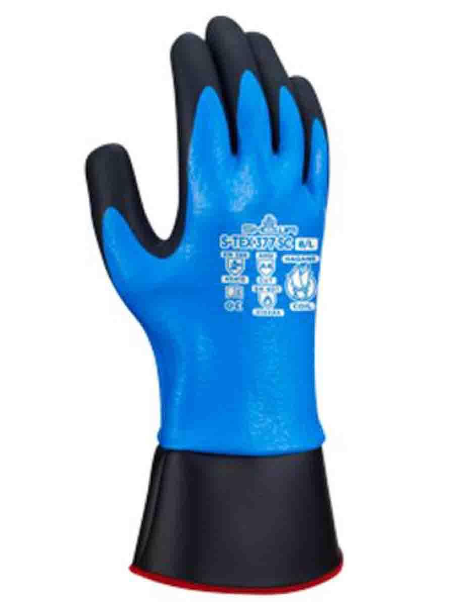 Produktfoto 1 von Showa S-TEX 377SC Arbeitshandschuhe, Größe 7, M, Schneidfest, Nylon Blau 1Paar Stk.