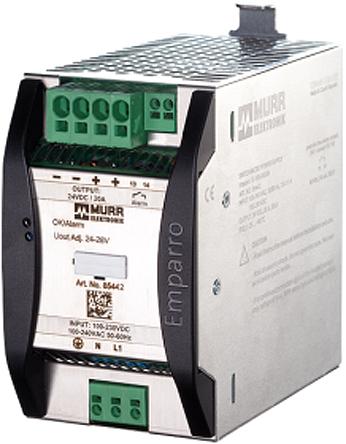 Murrelektronik EMPARRO Switch-Mode DIN-Schienen Netzteil 480W, 230V ac, 24V dc / 20A