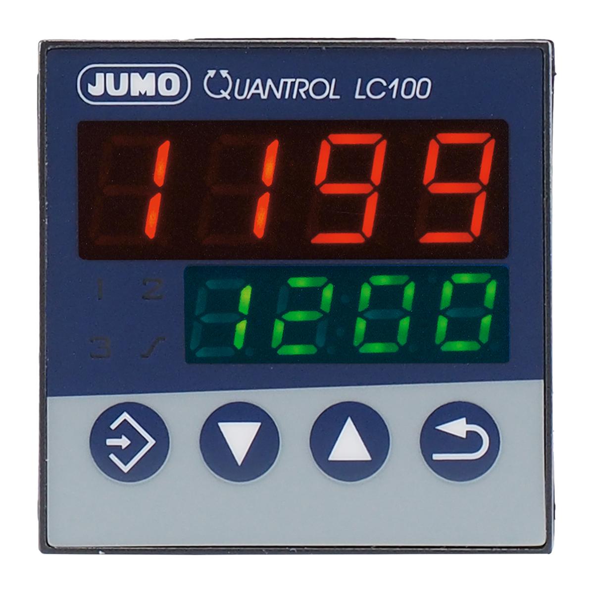 Produktfoto 1 von Jumo QUANTROL PID Temperaturregler, 1 x Relais Ausgang/ Universal Eingang, 110 →240 V ac, 48 x 48mm