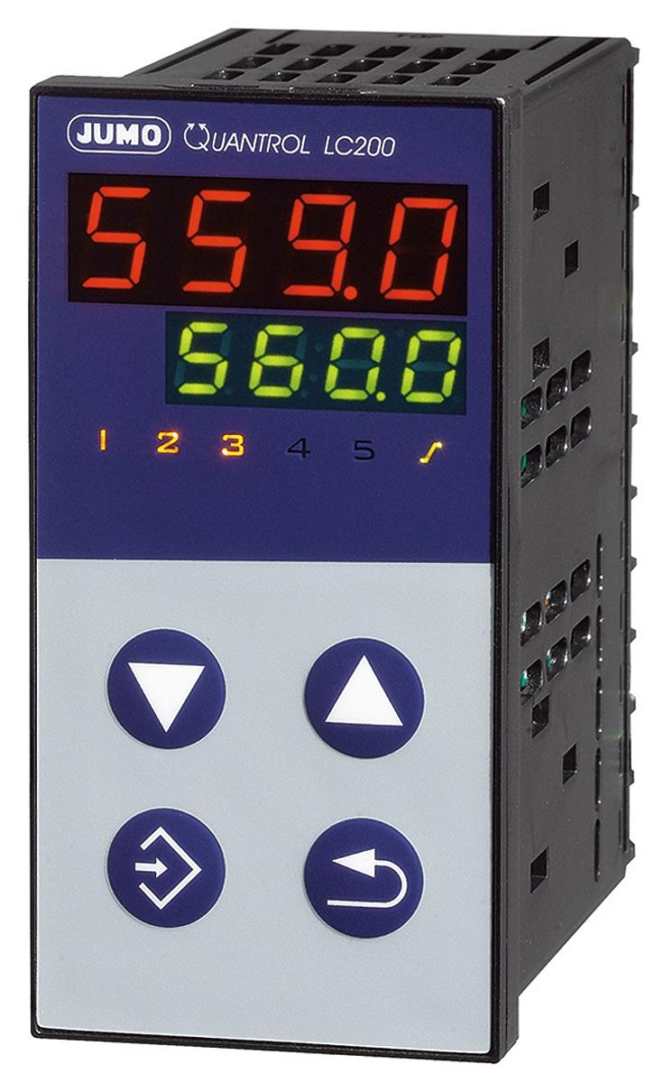 Produktfoto 1 von Jumo QUANTROL PID Temperaturregler, 2 x Analog Ausgang, 20 → 30 V ac/dc, 48 x 96mm