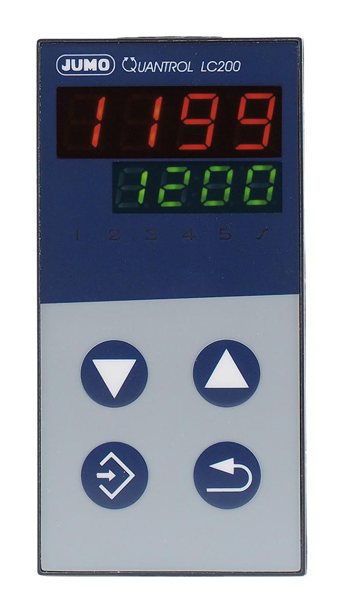 Produktfoto 1 von Jumo QUANTROL PID Temperaturregler, 2 x Analog Ausgang, 110 → 240 V ac, 48 x 96mm