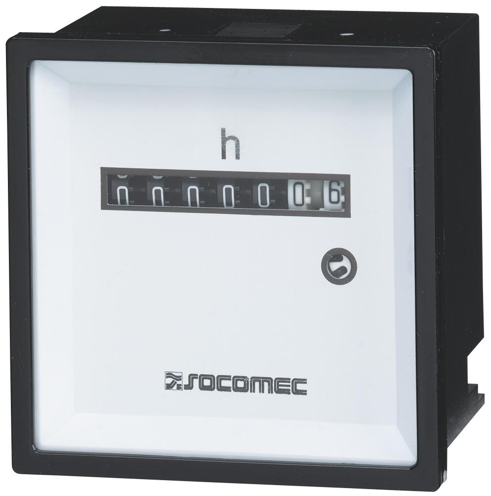 Socomec Zähler Mechanisch 6-stellig, Stunden, max. 60Hz, 24 V ac