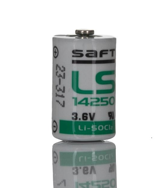 Produktfoto 1 von Saft 1/2 AA Batterie, 3.6V / 1.2Ah Li-Thionylchlorid, Standard 14.55 x 25.15mm