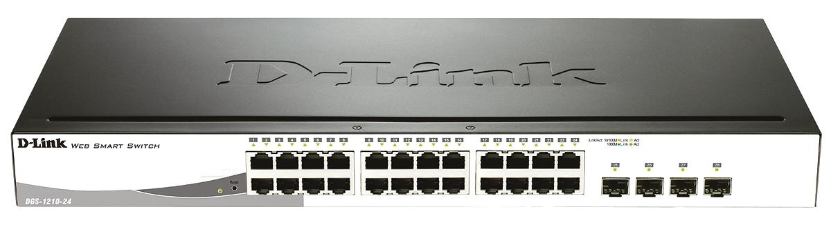 D-Link DGS-1210-24 Ethernet-Switch Rackmontage 28-Port Smart 10/100/1000Mbit/s 441 x 209.9 x 44mm