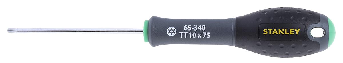 Produktfoto 1 von Stanley T10 TORX® Standard-Schraubendreher, CrV-Stahl / Klinge 75 mm