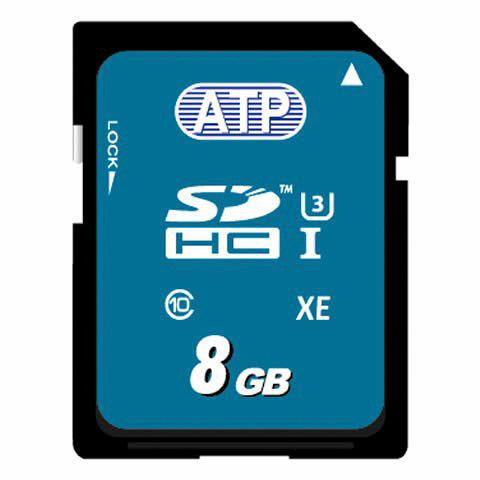 Produktfoto 1 von ATP S700Sc SDHC SD-Karte 8 GB Class 10, UHS-1 U1 Industrieausführung, SLC