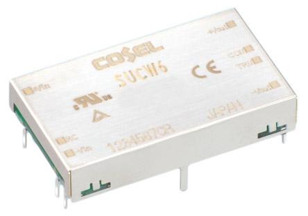 Produktfoto 1 von Cosel DC/DC-Wandler 6W 12 V dc IN, ±12V dc OUT / 250mA 500V ac isoliert