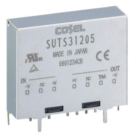 Produktfoto 1 von Cosel SUTS DC/DC-Wandler 1.98W 48 V dc IN, 3.3V dc OUT / 600mA 500V ac isoliert