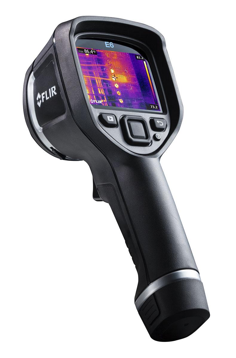 FLIR E6-XT WiFi Wärmebildkamera mit WLAN Fest-Fokus 240 x 180Pixel, -20 → +550 °C / < 60mK