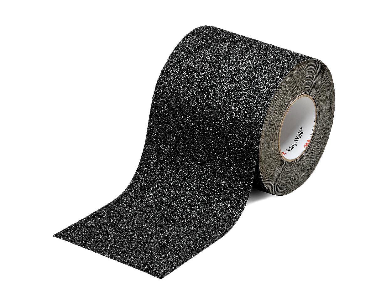 Produktfoto 1 von 3M PVC Trassierband Schwarz Typ Rutschhemmendes Band, Stärke 1.48mm, 50mm x 20m