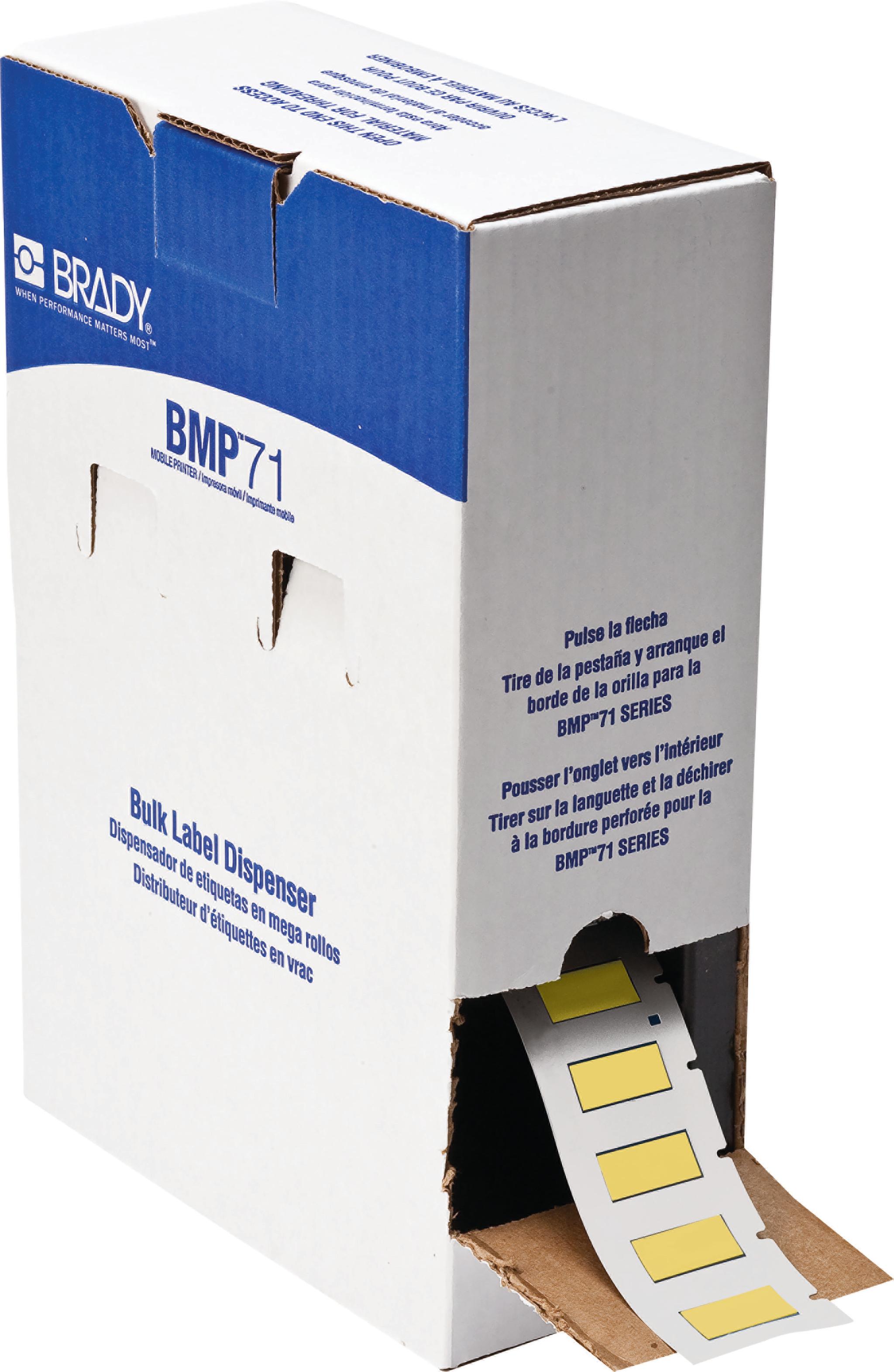 Produktfoto 1 von Brady B-342 PermaSleeve Wärmeschrumpfschlauch-Etiketten x 25.4mm für BMP61, BMP71, M611, TLS 2200, TLS-PC LINK, 1000