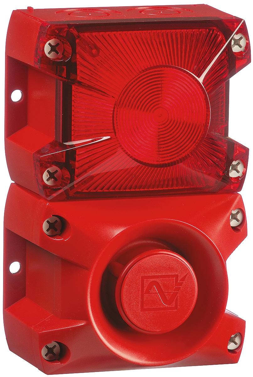 Produktfoto 1 von Pfannenberg PA X 1-05 Xenon Blitz-Licht Alarm-Leuchtmelder Rot, 230 V ac