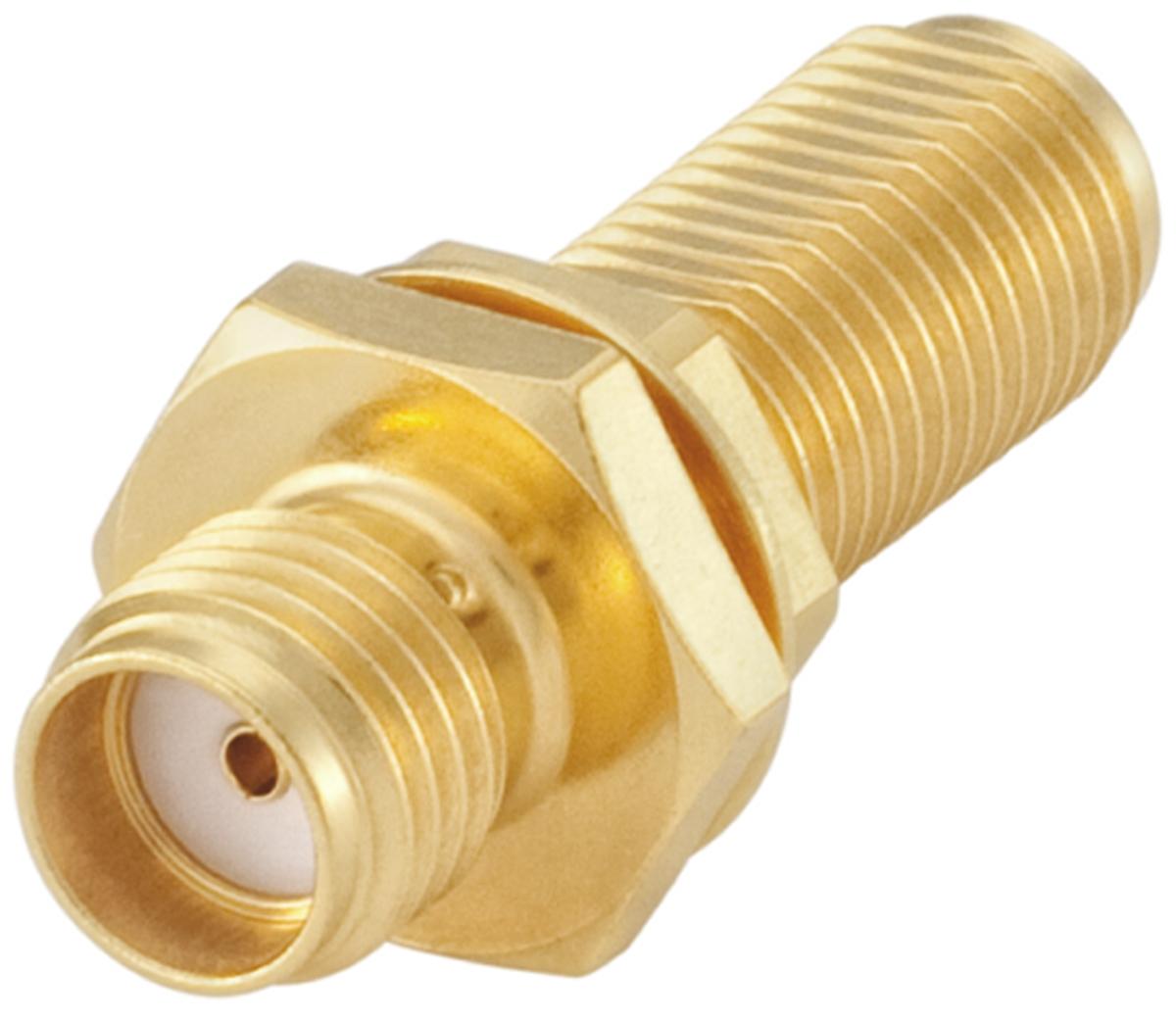 Produktfoto 1 von HF Adapter, SMA - SMA, 50Ω, Weiblich - Weiblich, Gerade, 18GHz Normal