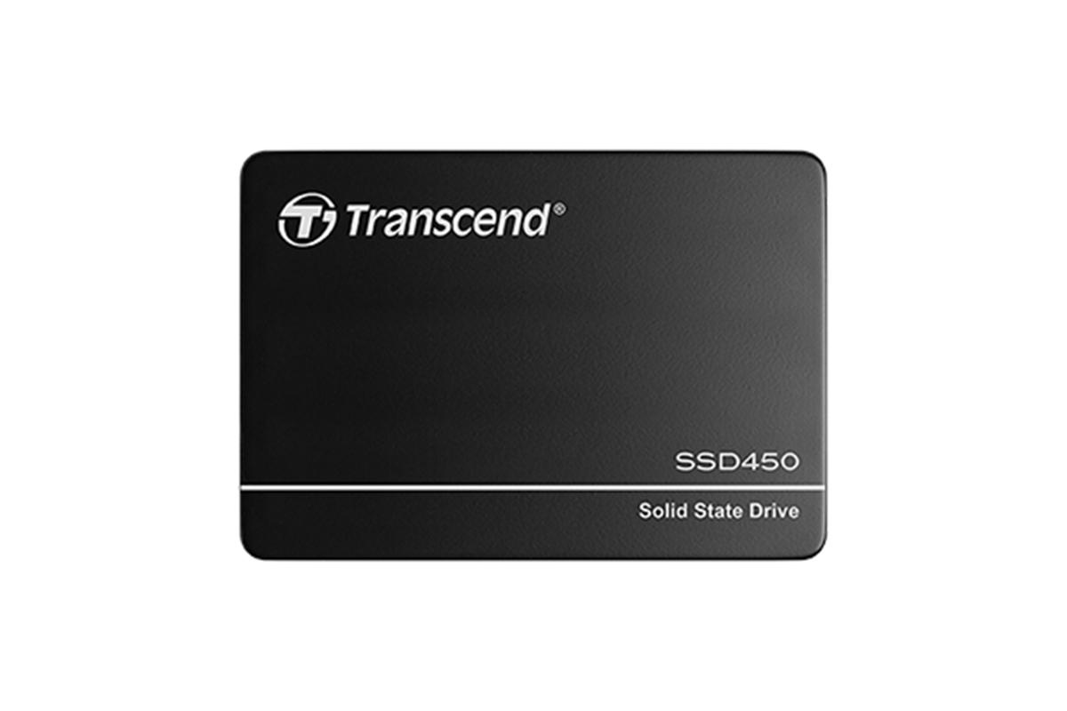 Produktfoto 1 von Transcend SSD450K, 2,5 Zoll Intern HDD-Festplatte SATA III Industrieausführung, MLC, 256 GB, SSD